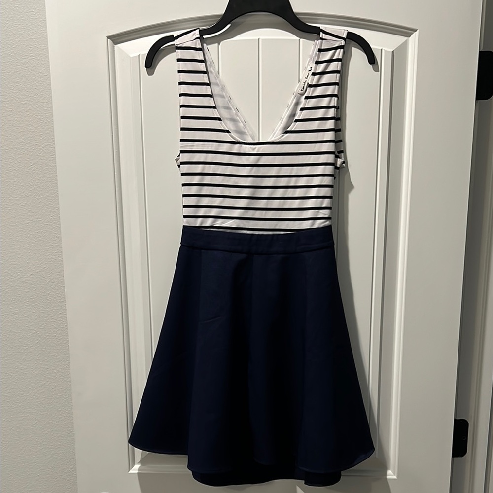 Striped Sleeveless Dress